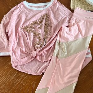 Justice Pink Gymnast Set
